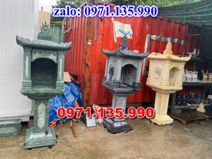 am thờ thần linh, am để tro cốt, am thờ trước nhà, kích thước am thờ, giá bán am thờ,