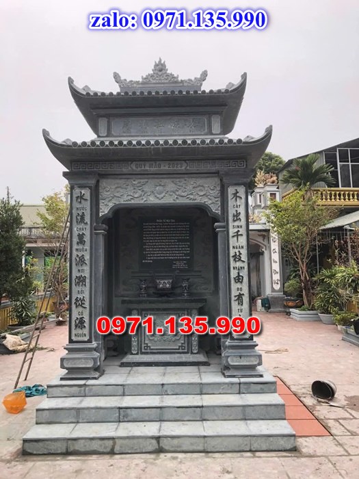 am thờ thần linh, am để tro cốt, am thờ trước nhà, kích thước am thờ, giá bán am thờ,
