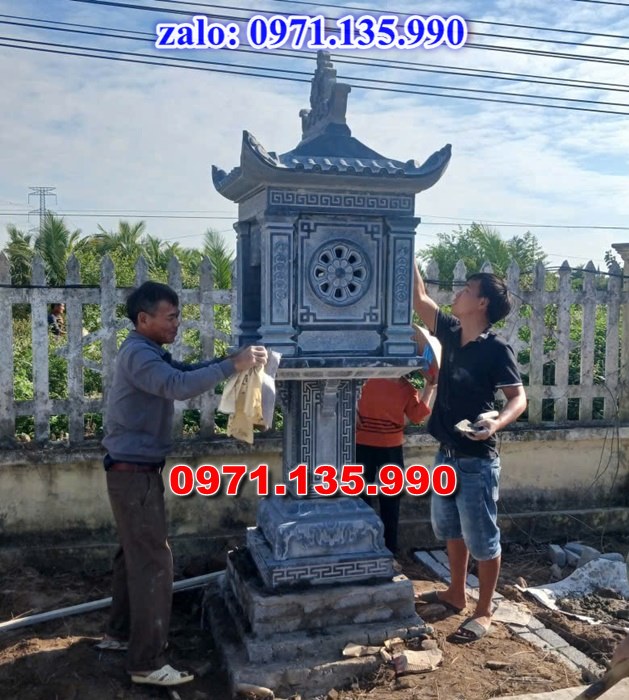 am thờ thần linh, am để tro cốt, am thờ trước nhà, kích thước am thờ, giá bán am thờ,