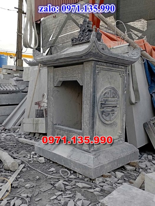 am thờ thần linh, am để tro cốt, am thờ trước nhà, kích thước am thờ, giá bán am thờ,