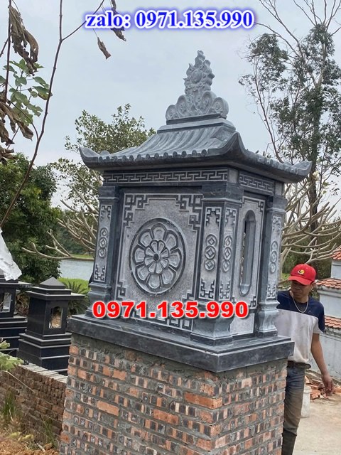 am thờ thần linh, am để tro cốt, am thờ trước nhà, kích thước am thờ, giá bán am thờ,