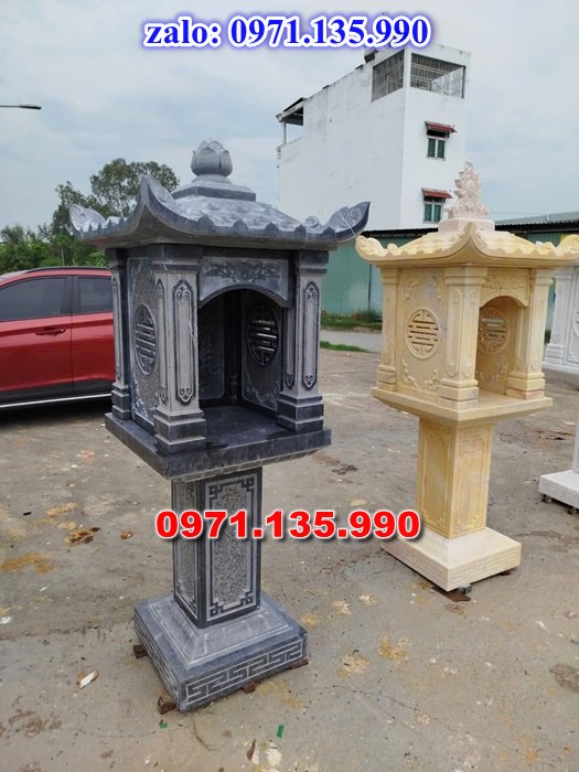 am thờ thần linh, am để tro cốt, am thờ trước nhà, kích thước am thờ, giá bán am thờ,