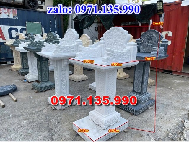 am thờ thần linh, am để tro cốt, am thờ trước nhà, kích thước am thờ, giá bán am thờ,