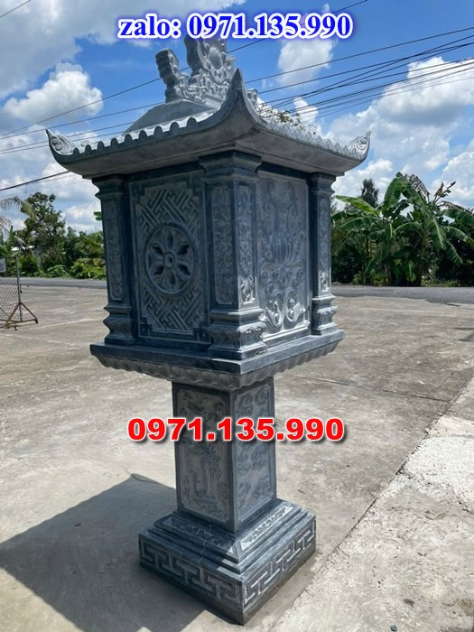 am thờ thần linh, am để tro cốt, am thờ trước nhà, kích thước am thờ, giá bán am thờ,