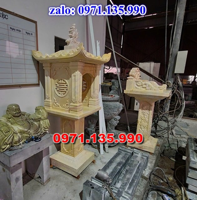 am thờ thần linh, am để tro cốt, am thờ trước nhà, kích thước am thờ, giá bán am thờ,