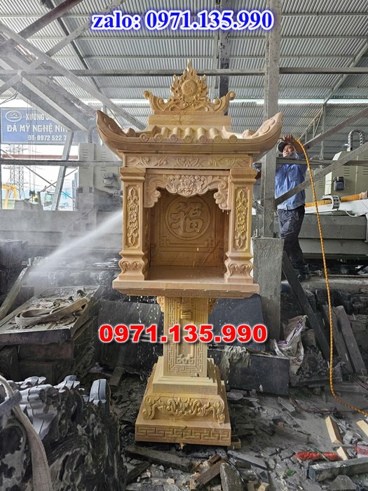am thờ thần linh, am để tro cốt, am thờ trước nhà, kích thước am thờ, giá bán am thờ,