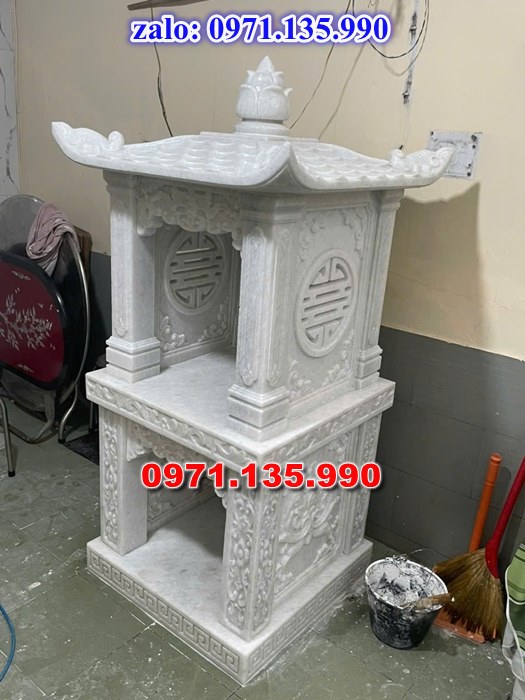 am thờ thần linh, am để tro cốt, am thờ trước nhà, kích thước am thờ, giá bán am thờ,