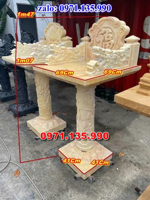 am thờ thần linh, am để tro cốt, am thờ trước nhà, kích thước am thờ, giá bán am thờ,