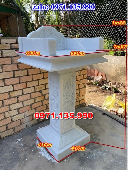 am thờ thần linh, am để tro cốt, am thờ trước nhà, kích thước am thờ, giá bán am thờ,