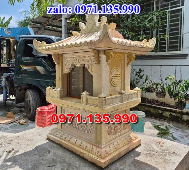 am thờ thần linh, am để tro cốt, am thờ trước nhà, kích thước am thờ, giá bán am thờ,