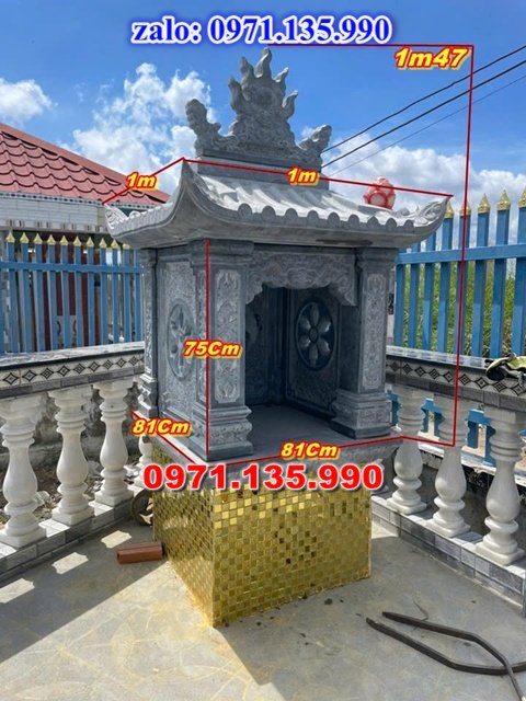 am thờ thần linh, am để tro cốt, am thờ trước nhà, kích thước am thờ, giá bán am thờ,