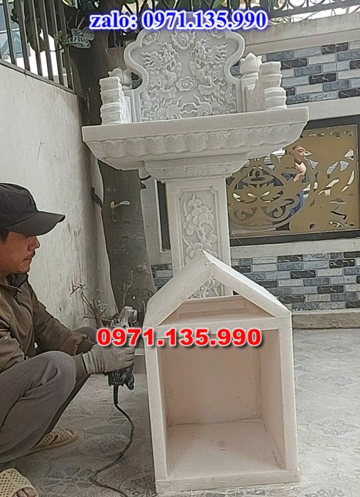 am thờ thần linh, am để tro cốt, am thờ trước nhà, kích thước am thờ, giá bán am thờ,