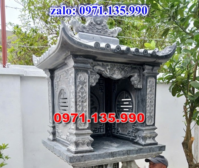 am thờ thần linh, am để tro cốt, am thờ trước nhà, kích thước am thờ, giá bán am thờ,