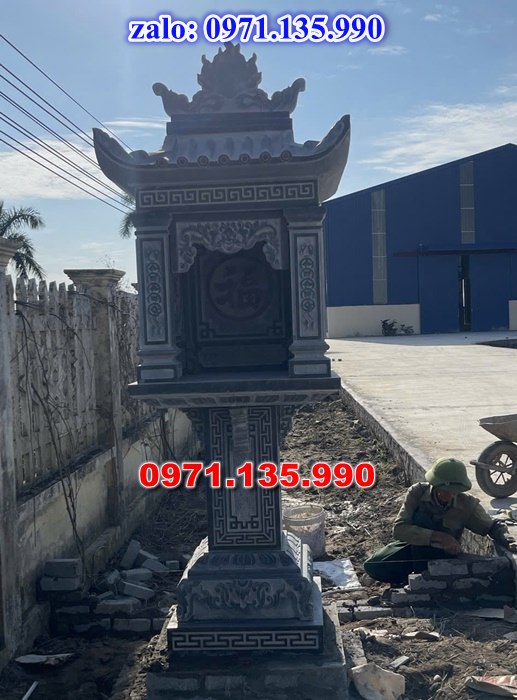 am thờ thần linh, am để tro cốt, am thờ trước nhà, kích thước am thờ, giá bán am thờ,