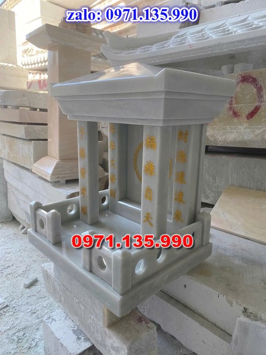 am thờ thần linh, am để tro cốt, am thờ trước nhà, kích thước am thờ, giá bán am thờ,