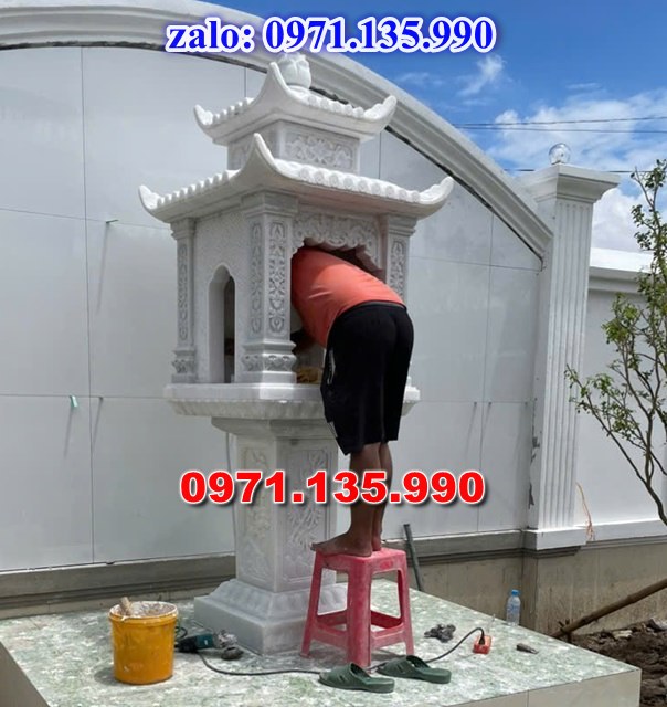 am thờ thần linh, am để tro cốt, am thờ trước nhà, kích thước am thờ, giá bán am thờ,
