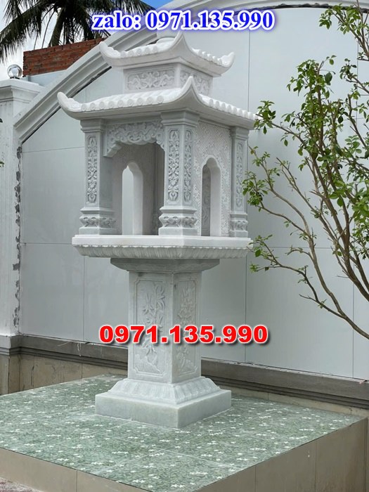 am thờ thần linh, am để tro cốt, am thờ trước nhà, kích thước am thờ, giá bán am thờ,