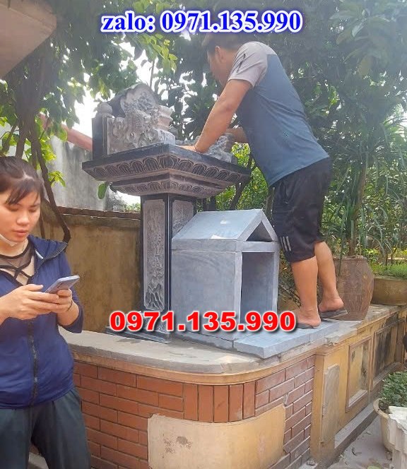 am thờ thần linh, am để tro cốt, am thờ trước nhà, kích thước am thờ, giá bán am thờ,