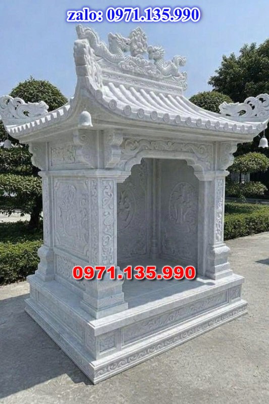 am thờ thần linh, am để tro cốt, am thờ trước nhà, kích thước am thờ, giá bán am thờ,