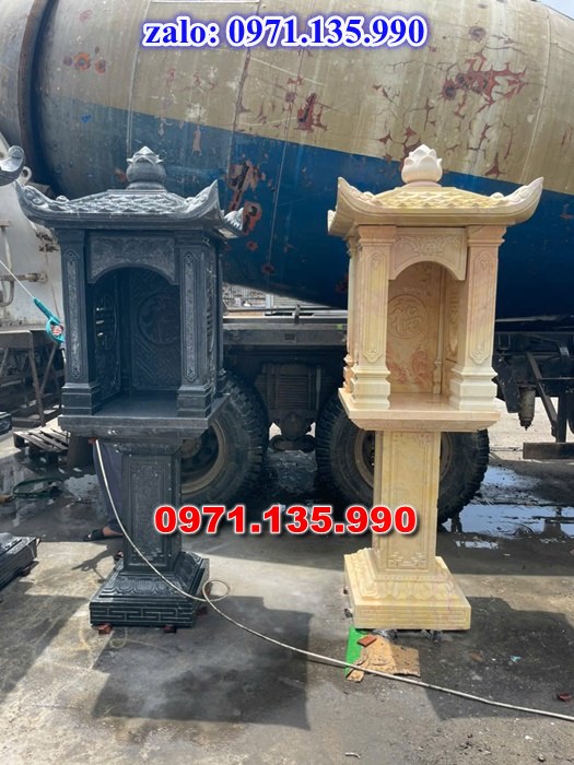am thờ thần linh, am để tro cốt, am thờ trước nhà, kích thước am thờ, giá bán am thờ,