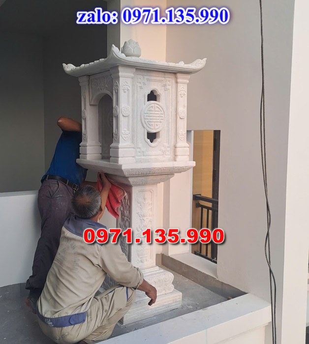 am thờ thần linh, am để tro cốt, am thờ trước nhà, kích thước am thờ, giá bán am thờ,