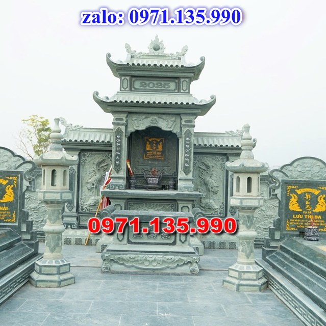 am thờ thần linh, am để tro cốt, am thờ trước nhà, kích thước am thờ, giá bán am thờ,