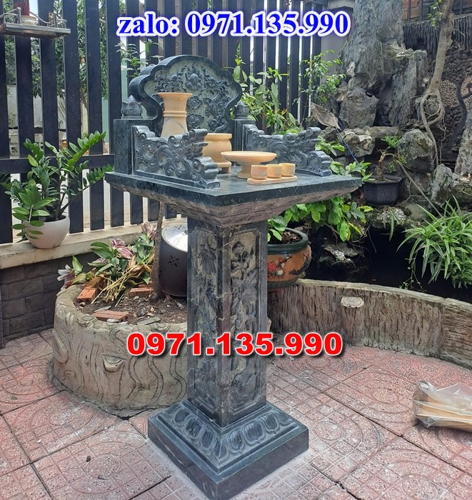 bàn thờ thiên địa, bàn thờ ông thiên, bàn thờ bằng đá, giá bán bàn thờ đá, kích thước bàn thờ đá, bàn thờ thần linh, bàn thờ nghĩa trang,