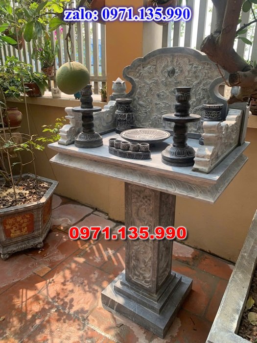 bàn thờ thiên địa, bàn thờ ông thiên, bàn thờ bằng đá, giá bán bàn thờ đá, kích thước bàn thờ đá, bàn thờ thần linh, bàn thờ nghĩa trang,