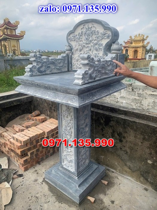 bàn thờ thiên địa, bàn thờ ông thiên, bàn thờ bằng đá, giá bán bàn thờ đá, kích thước bàn thờ đá, bàn thờ thần linh, bàn thờ nghĩa trang,