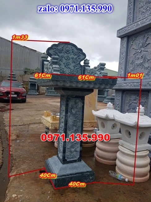 am thờ thần linh, am để tro cốt, am thờ trước nhà, kích thước am thờ, giá bán am thờ,