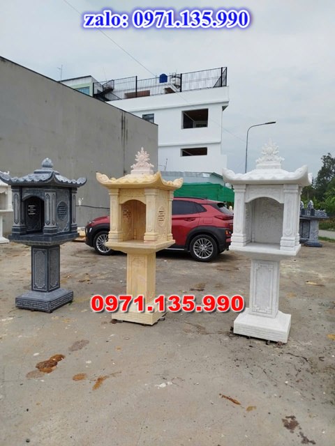 am thờ thần linh, am để tro cốt, am thờ trước nhà, kích thước am thờ, giá bán am thờ,