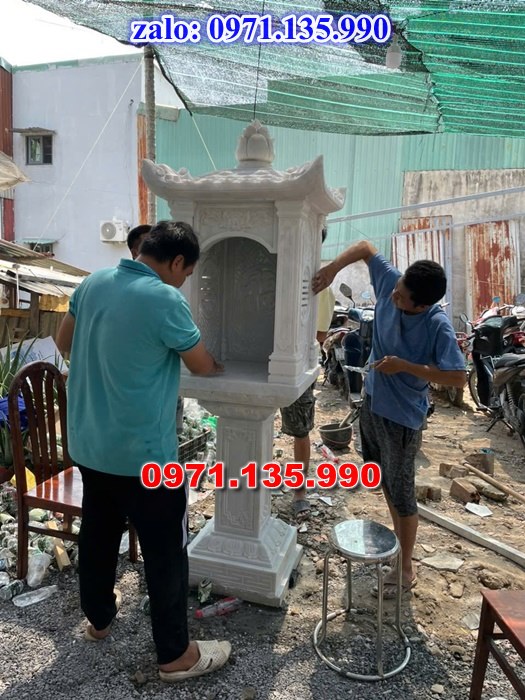 am thờ thần linh, am để tro cốt, am thờ trước nhà, kích thước am thờ, giá bán am thờ,