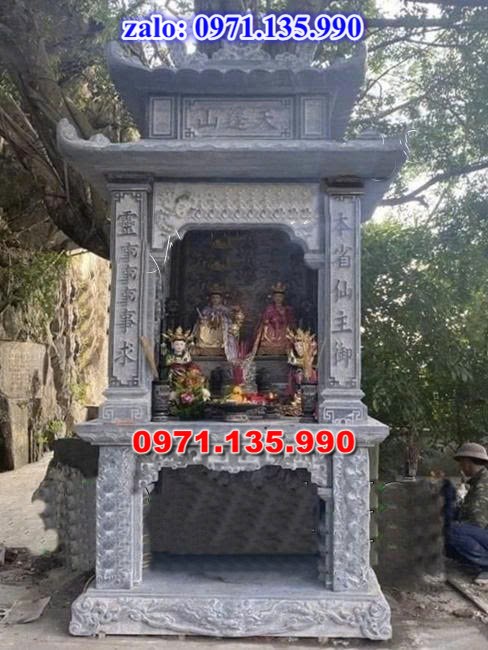 am thờ thần linh, am để tro cốt, am thờ trước nhà, kích thước am thờ, giá bán am thờ,