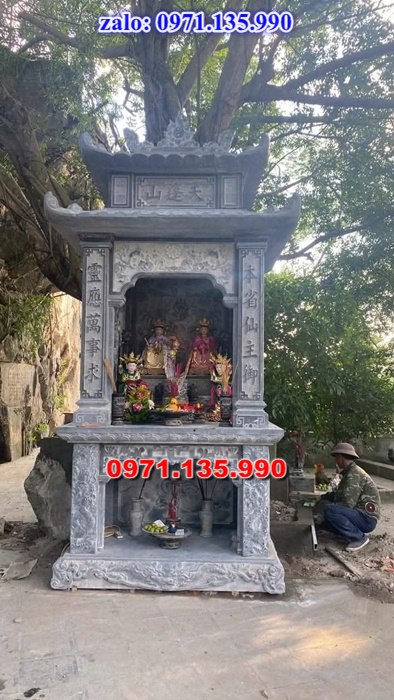am thờ thần linh, am để tro cốt, am thờ trước nhà, kích thước am thờ, giá bán am thờ,