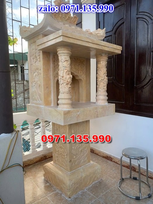 am thờ thần linh, am để tro cốt, am thờ trước nhà, kích thước am thờ, giá bán am thờ,