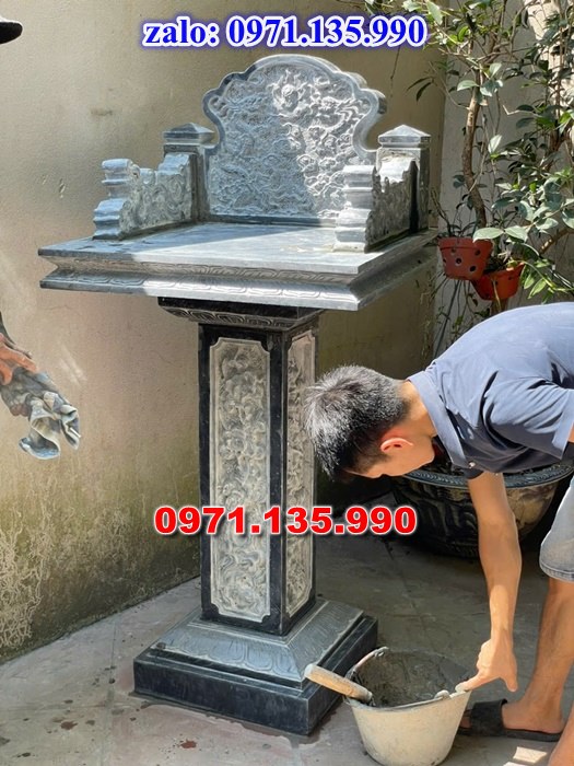 bàn thờ thiên địa, bàn thờ ông thiên, bàn thờ bằng đá, giá bán bàn thờ đá, kích thước bàn thờ đá, bàn thờ thần linh, bàn thờ nghĩa trang,