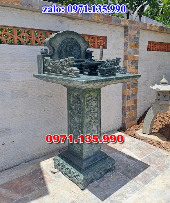 bàn thờ thiên địa, bàn thờ ông thiên, bàn thờ bằng đá, giá bán bàn thờ đá, kích thước bàn thờ đá, bàn thờ thần linh, bàn thờ nghĩa trang,
