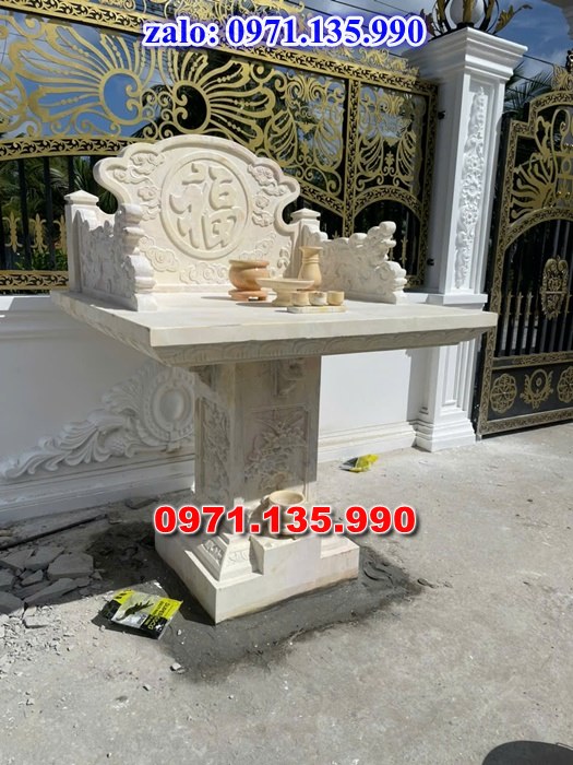 bàn thờ thiên địa, bàn thờ ông thiên, bàn thờ bằng đá, giá bán bàn thờ đá, kích thước bàn thờ đá, bàn thờ thần linh, bàn thờ nghĩa trang,