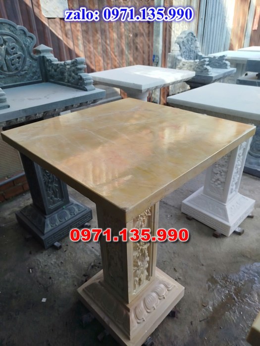 bàn thờ thiên địa, bàn thờ ông thiên, bàn thờ bằng đá, giá bán bàn thờ đá, kích thước bàn thờ đá, bàn thờ thần linh, bàn thờ nghĩa trang,
