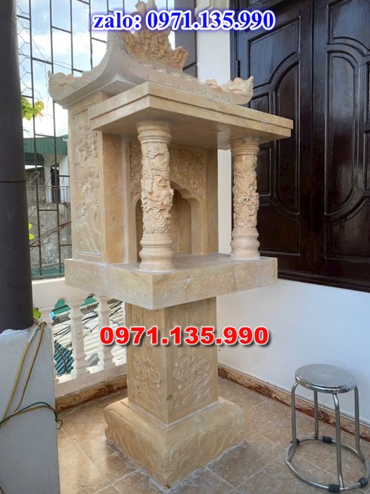 am thờ thần linh, am để tro cốt, am thờ trước nhà, kích thước am thờ, giá bán am thờ,