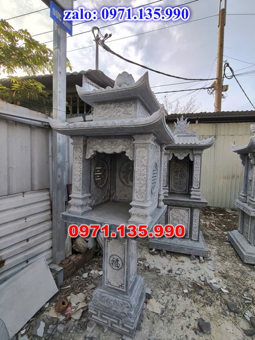 am thờ thần linh, am để tro cốt, am thờ trước nhà, kích thước am thờ, giá bán am thờ,