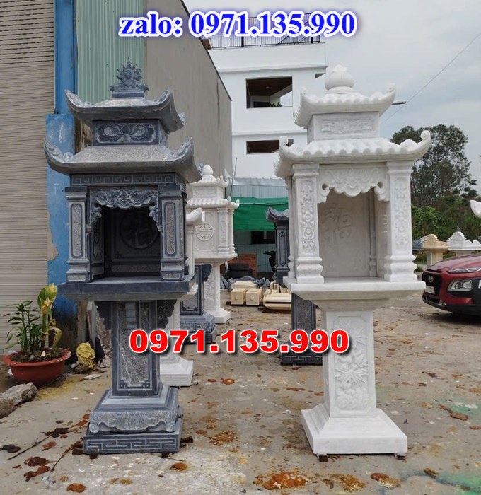 am thờ thần linh, am để tro cốt, am thờ trước nhà, kích thước am thờ, giá bán am thờ,