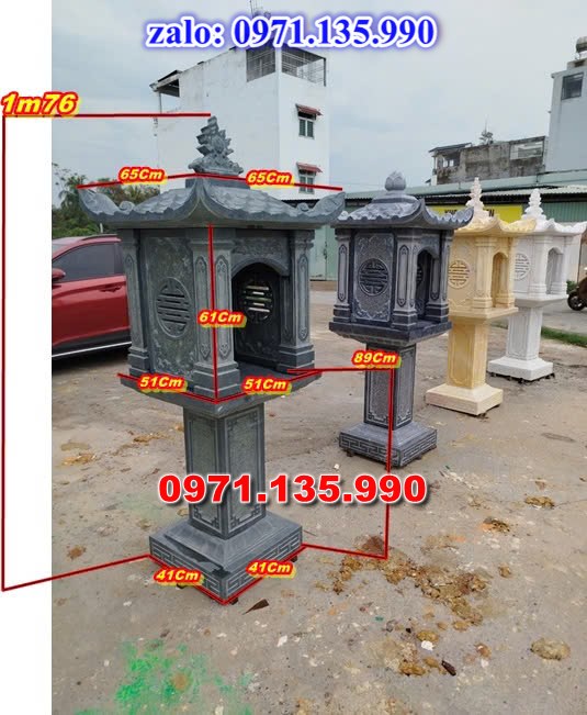 am thờ thần linh, am để tro cốt, am thờ trước nhà, kích thước am thờ, giá bán am thờ,