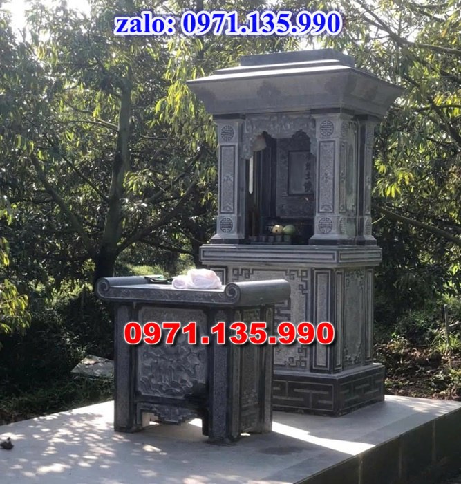 am thờ thần linh, am để tro cốt, am thờ trước nhà, kích thước am thờ, giá bán am thờ,