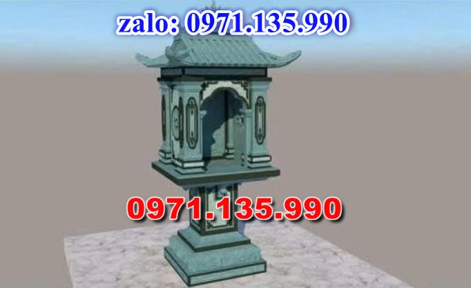 am thờ thần linh, am để tro cốt, am thờ trước nhà, kích thước am thờ, giá bán am thờ,