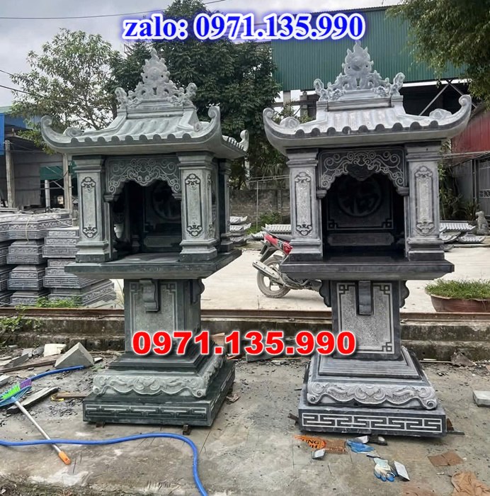 am thờ thần linh, am để tro cốt, am thờ trước nhà, kích thước am thờ, giá bán am thờ,