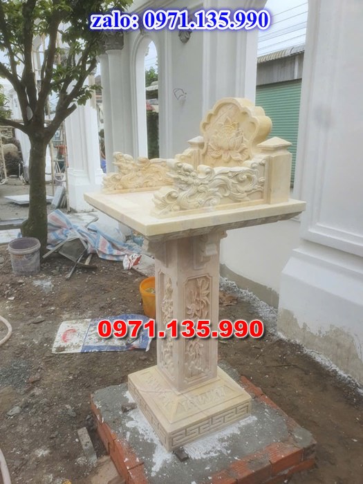 am thờ thần linh, am để tro cốt, am thờ trước nhà, kích thước am thờ, giá bán am thờ,