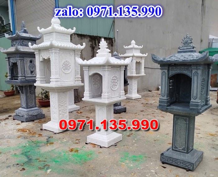 am thờ thần linh, am để tro cốt, am thờ trước nhà, kích thước am thờ, giá bán am thờ,