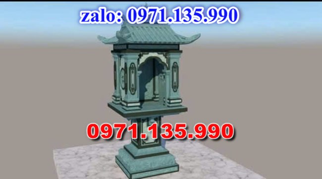 am thờ thần linh, am để tro cốt, am thờ trước nhà, kích thước am thờ, giá bán am thờ,